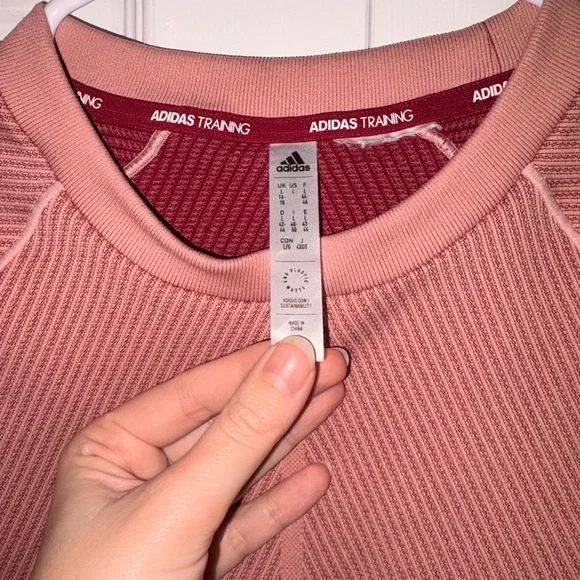 Adidas Rose Ribbed Training Top - Picture 2 of 2